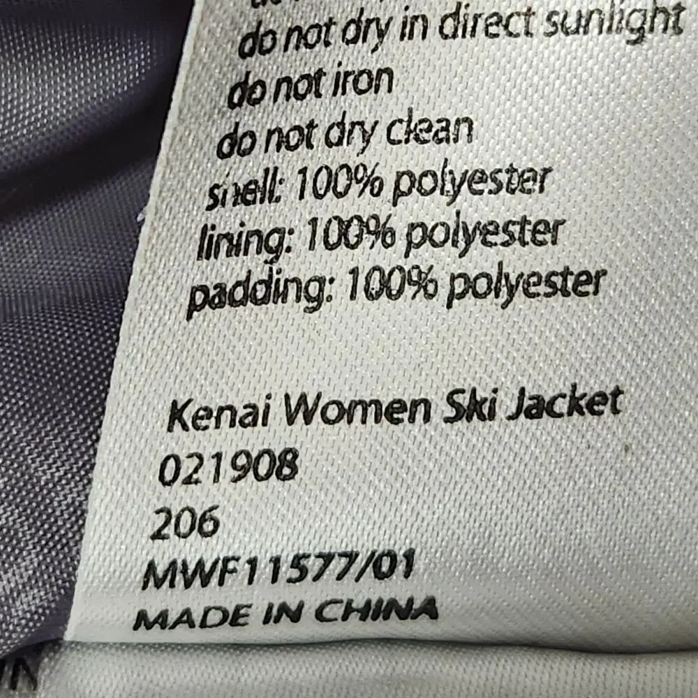 Mountain Warehouse Jacket Womens 8 Gray Kenai Ski Hooded Faux Fur Waterproof